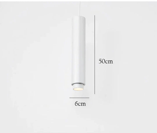 Spotlight Ed Adjustable Suspension Lamp Nordic Creative Chandelier White / L 50Cm Tri - Color Light