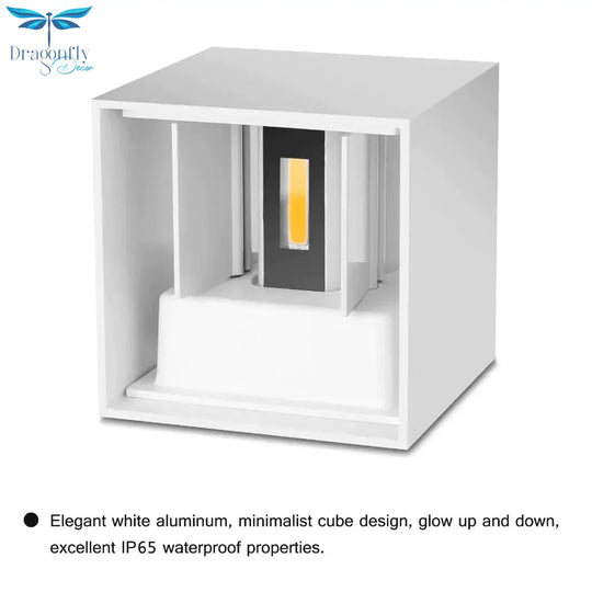 6W 12W Outdoor Waterproof Ip65 Wall Lamp Modern Led Light Indoor Sconce Decorative Lighting Porch