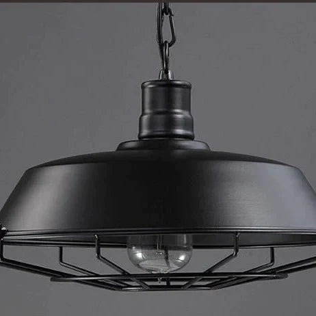 Retro Personality Art Guest Dining Room Lamp Single Head Bar Lid Chandelier Pendant