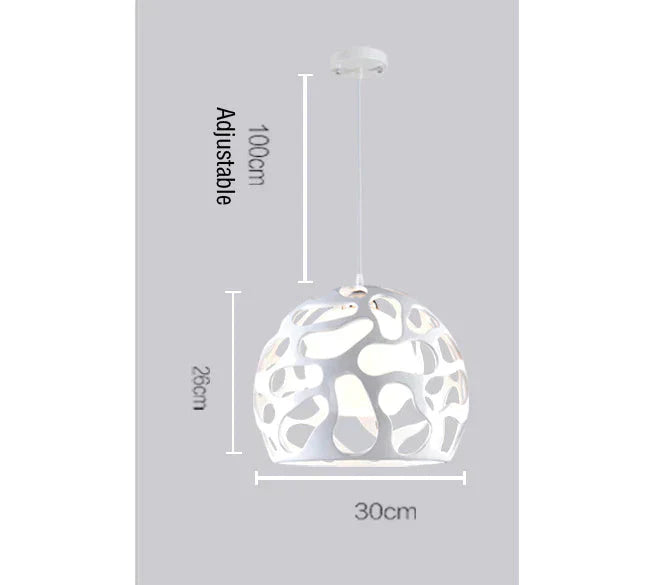 Creative Round Chandelier With Hollow Feet Pendant