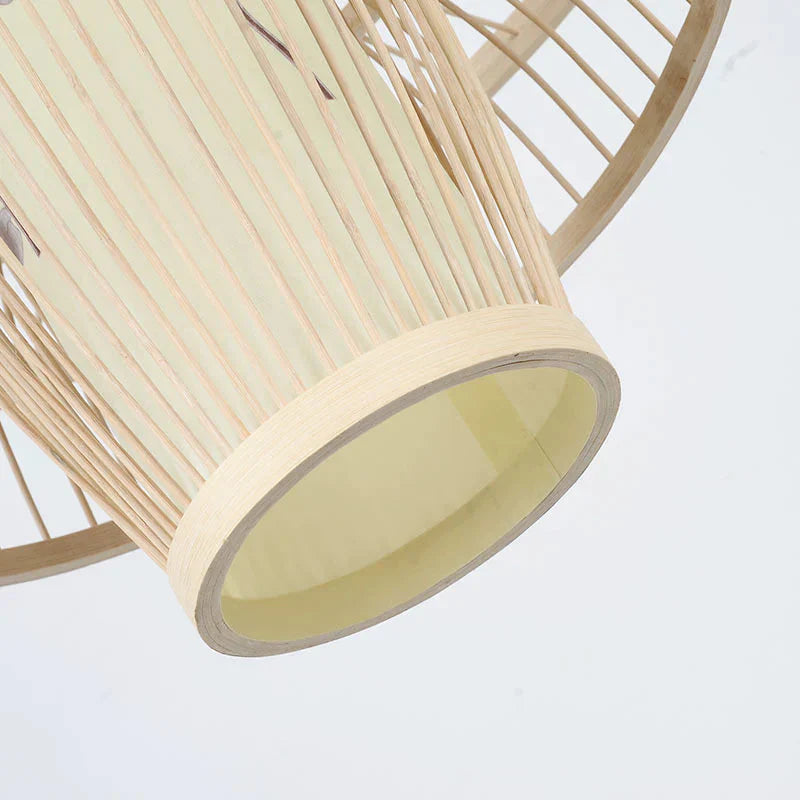 Bamboo Lanterns Restaurant Simple Tearoom Home Stay Chandelier Pendant