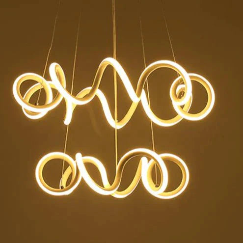 Creative Two - Headed Living Room Dining Led Chandelier Chandeliers Double 110W / Warm Light 3000K