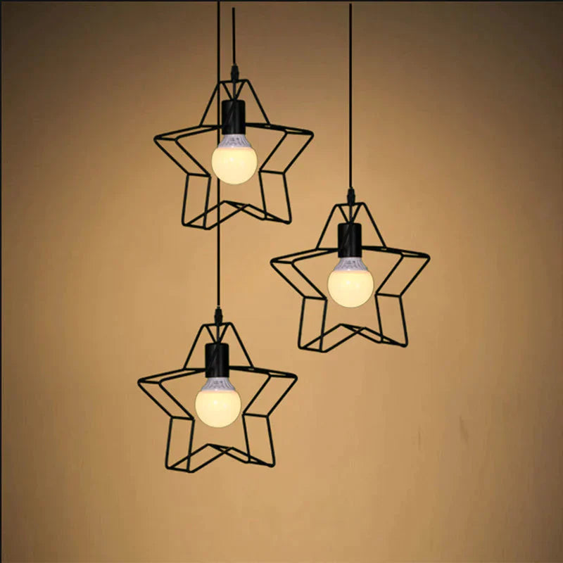 Nordic Creative Lovely Star Chandelier Ceiling
