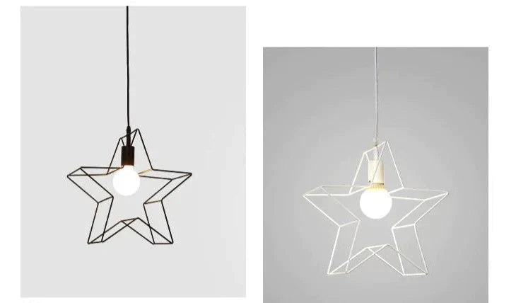 Nordic Creative Lovely Star Chandelier Ceiling
