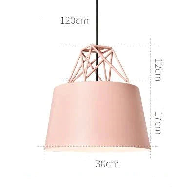 Nordic Macalong Chandelier Modern Minimalist Restaurant Personality Creative Coffee Shop Bar Iron