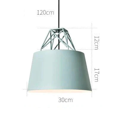Nordic Macalong Chandelier Modern Minimalist Restaurant Personality Creative Coffee Shop Bar Iron