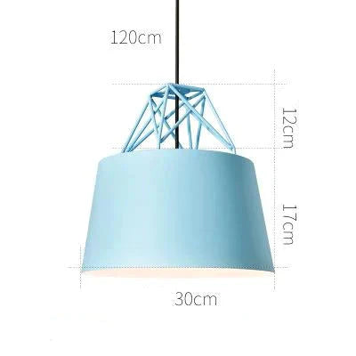 Nordic Macalong Chandelier Modern Minimalist Restaurant Personality Creative Coffee Shop Bar Iron