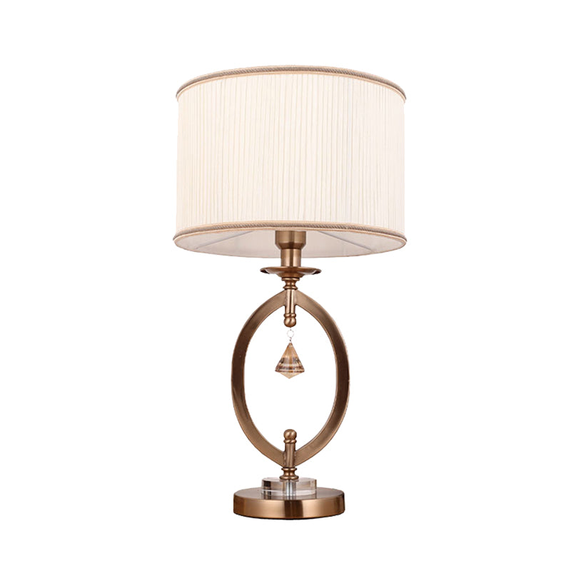 Aurora - 1 - Light Bedroom Table Lighting Minimal White Crystal Night Light