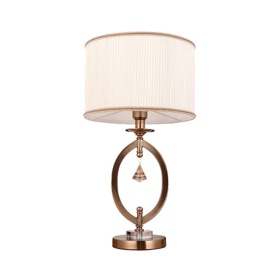 Aurora - 1 - Light Bedroom Table Lighting Minimal White Crystal Night Light