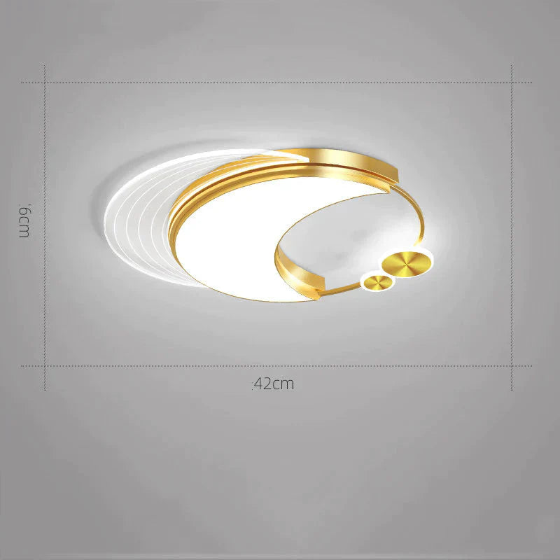 Simple Modern Originality Of Ceiling Lamp In Bedroom A - L42 Xw52 Xh6Cm / Stepless Dimming