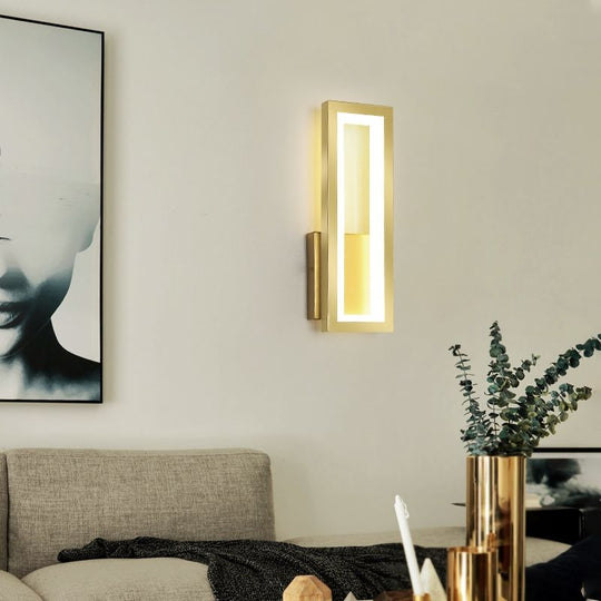 Led Wall Lamps For Bedroom Bedside Living Room Indoor Lighting Sconce Black White Gold Lamp Aisle