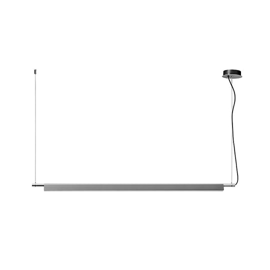 Contemporary Led Pendant Lights - Stylish Lighting For Dining And Kitchen Rooms Brushed Silver Gray