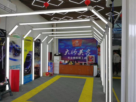Auto Spa Gantry Lighting: Enhancing Car Wash Stations &amp; Decorative Light Tunnels Customized Contact
