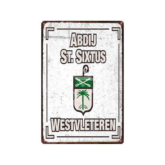 Vintage Belgium Beer Tin Signs: Vedett Petrus Retro Metal Plates Du - 9192 / China 20X30Cm Wall