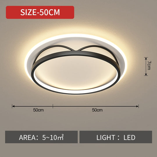 Bedroom Led Ceiling Lamp Simple Modern Master Bedroom Nordic Luxury Ins Net Red Room Creative
