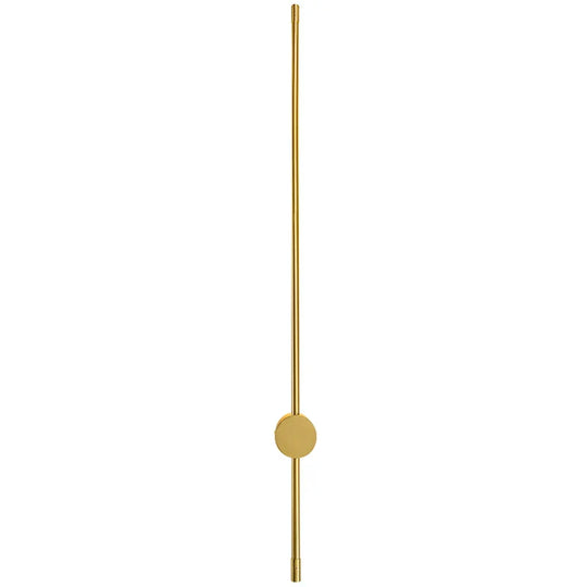 Liam Nordic Line Led Wall Lamp - Gold Rod Design For Living Room And Bedroom Decor