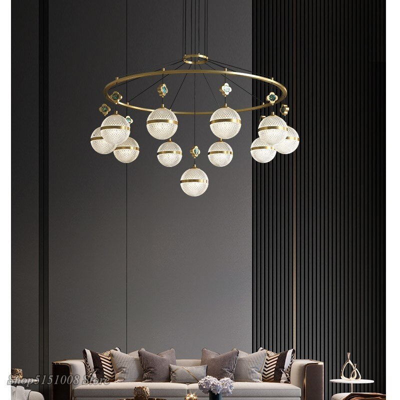 Modern Luxury Crystal Chandelier - Minimalist Atmosphere Lighting For Living Room Restaurant