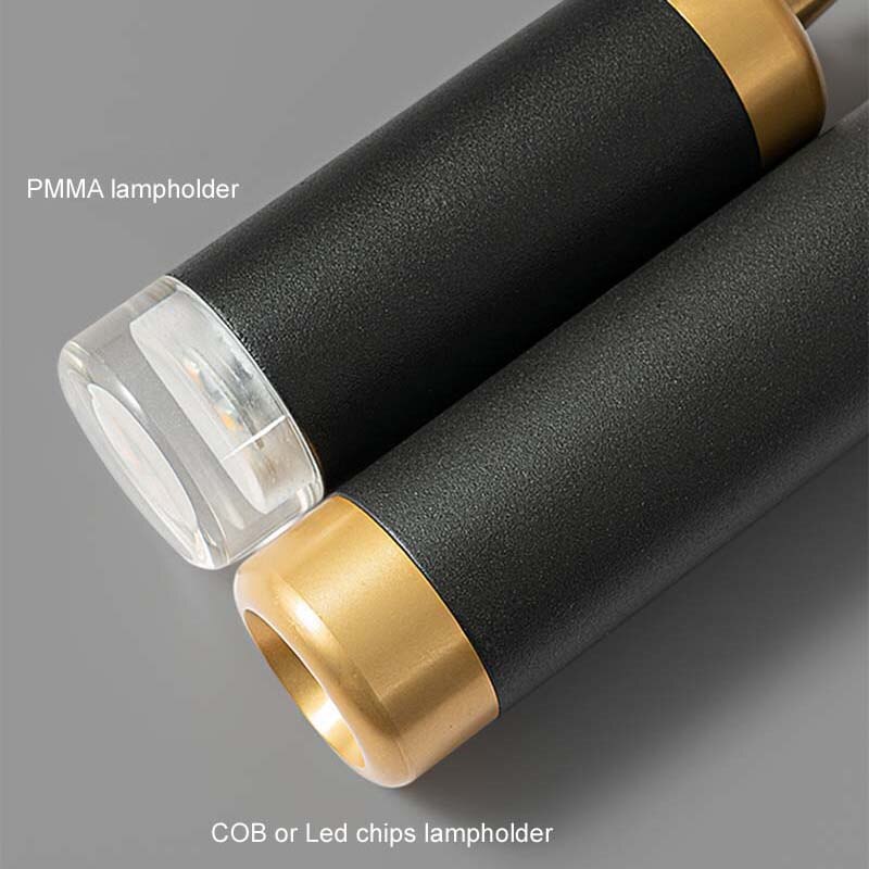 Modern Black Embedded Led Pendant Lamp 3W Cob Ceiling Mounted Light