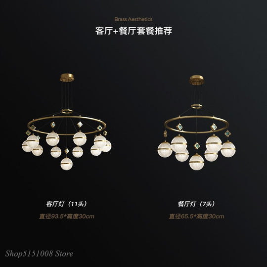 Modern Luxury Crystal Chandelier - Minimalist Atmosphere Lighting For Living Room Restaurant