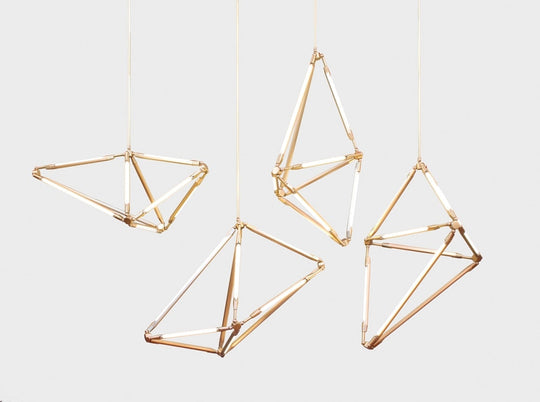 Nordic Simplicity: Geometric Line Led Chandeliers For Minimalist Spaces Pendant Light