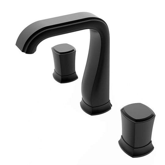 Rose Gold Bathroom Basin Faucets Brass Widespread Sink Mixer Tap Hot &amp; Cold Lavatory Crane 3 Hole