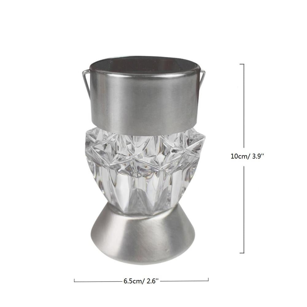 Rotatable Solar Led Diamond Lamp: Vibrant Lighting For Gazebos And Gardens Lights