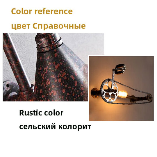 Loft Vintage Water Pipe Wall Lamp Restaurant Bar Cafe Pub Bedroom Livng Room Stair Villa E27 Edison