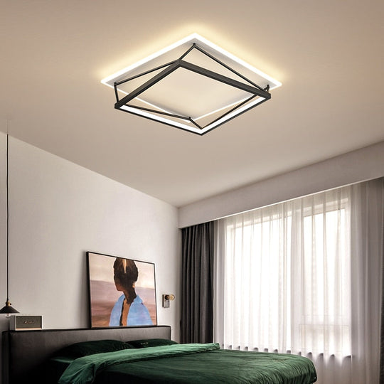 Bedroom Led Ceiling Lamp Simple Modern Master Bedroom Nordic Luxury Ins Net Red Room Creative