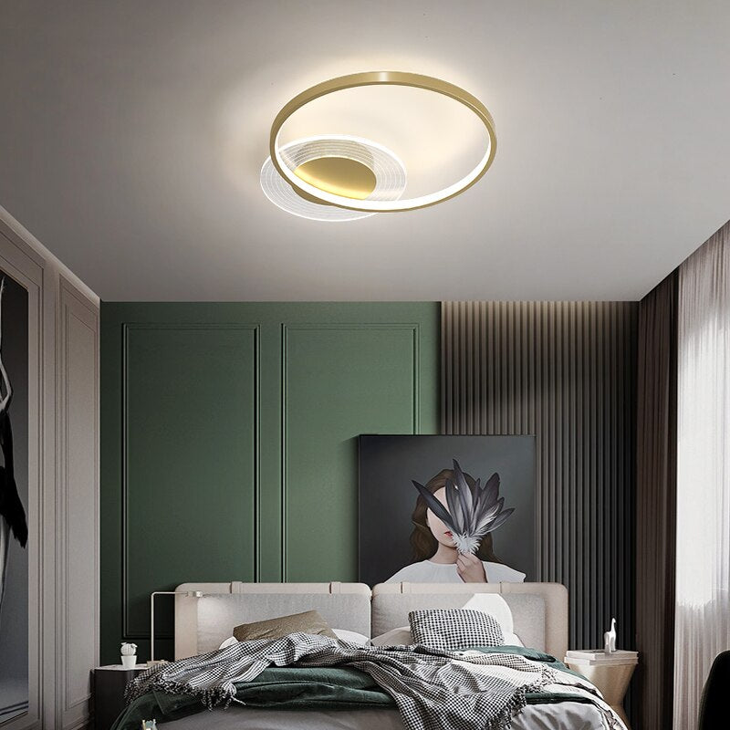 New Style Living Room Chandeliers Simple Modern Atmosphere Led Ceiling Lamps Nordic Bedroom