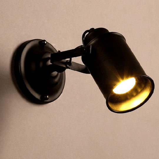 Vintage Adjustable Industrial Metal E27 Wall Sconces Light Fixture Retro Country Style Lamp Loft