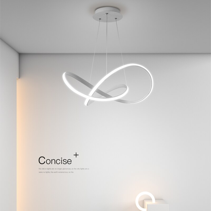 Creative Chandelier Led Modern Minimalist Atmosphere Living Room Lamp Nordic Study Art Restaurant