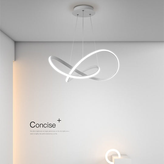 Creative Chandelier Led Modern Minimalist Atmosphere Living Room Lamp Nordic Study Art Restaurant