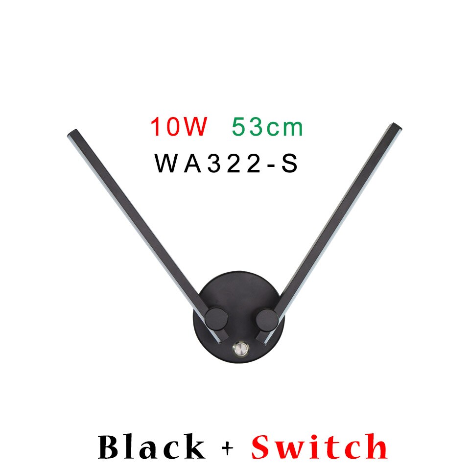 Nordic Minimalist Creative Indoor Wall Lamp With 300° Arm Black Switch - S / Warm White 3000K Wall