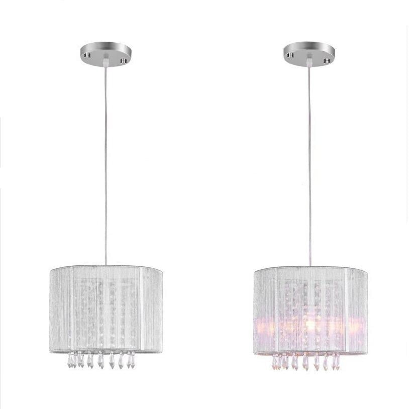 Modern Black Silver Brushed Chandelier Led Lamps Led Crystal Chandeliers Living Room Lustre