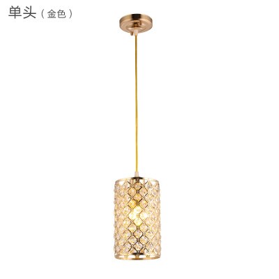 Modern Luxury Crystal Pendant Lights Romantic Bedroom Living Room Led Light White