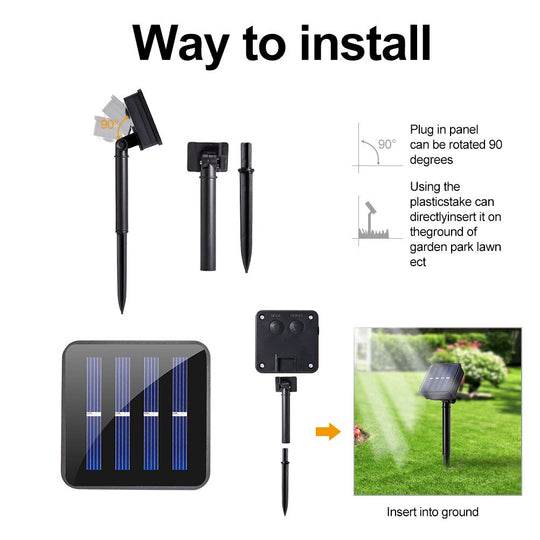 Solar Led Light Outdoor Garland Lantern Lamp Garden String Lights Street Christmas Decoration Led