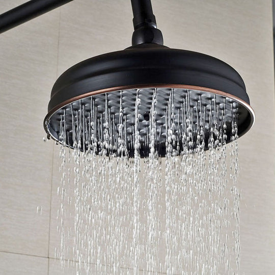 8 ’Rain Shower Faucet Bathroom Set Wall Mounted Mixer With Hand Sprayer 3 - Model Switch Hot &amp;