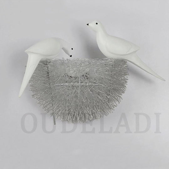 Bird Nest Led Wall Lamp Children Bedroom Study Room Restaurant Decoration Novelty Light With 3D