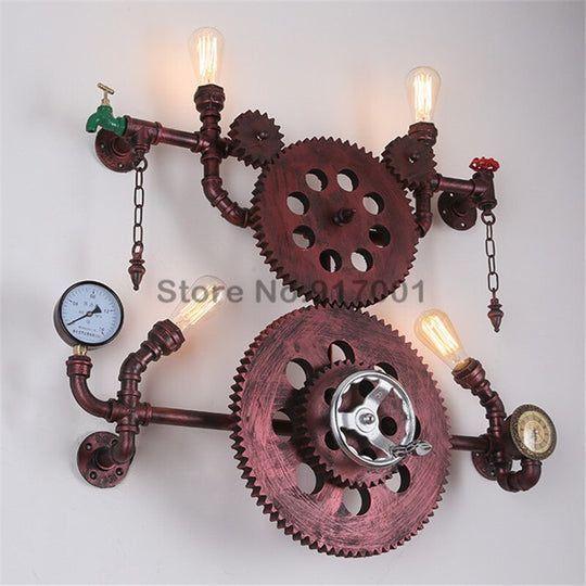 Wall Sconce European Modern Creative Vintage Lighting Fixture Personality Cafe Restaurant Aisle