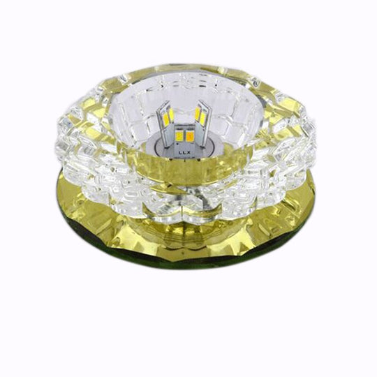Crystal Ceiling Light 3W Hall Lighting Ac90 - 260V Porch Lamp Led Pumpkin Aisle Corridor