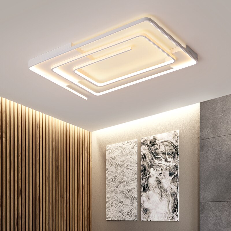 Modern Led Chandeliers Lamp For Bedroom Interior Dining Study Living Room Kitchen Simple Lustre