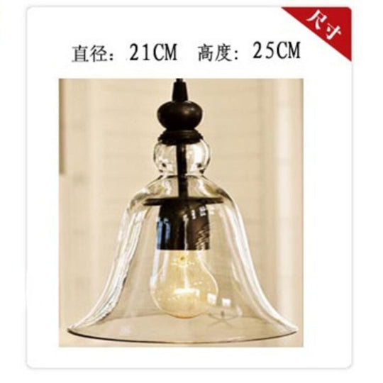 European American Style Pendant Lighting Creative Bell Hanging Lamp Room Decoration Restaurant