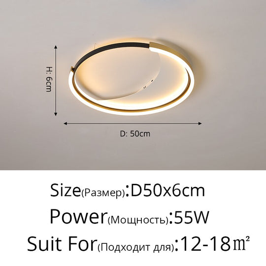 Nordic Modern Bedroom Chandeliers Simple And Warm Home Decor Round Lamp Art Special-Shaped Eye