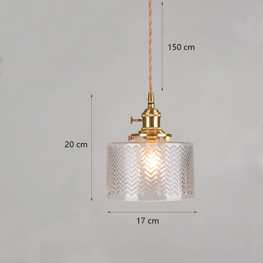 Design Glass Pendant Lamps Modern Hanging Lights Cords For Dining Bedside Home Decorative Japanese