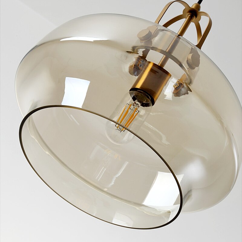 Nordic Glass Pendant Lights - Stylish Postmodern Hang Lamp For Dining Room Bedroom And Bar Decor