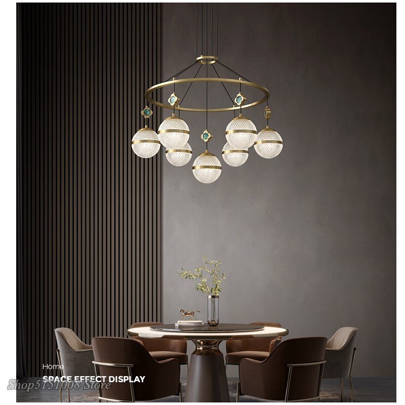 Modern Luxury Crystal Chandelier - Minimalist Atmosphere Lighting For Living Room Restaurant