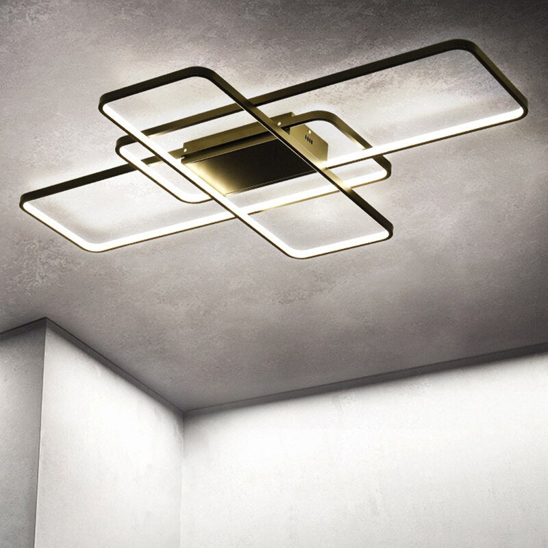 Minimalist Decor Led Living Room Chandelier Simple Modern Atmosphere Home Creative Personality Art