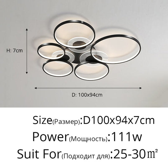 New Style Living Room Chandeliers Simple Modern Atmosphere Led Ceiling Lamps Nordic Bedroom
