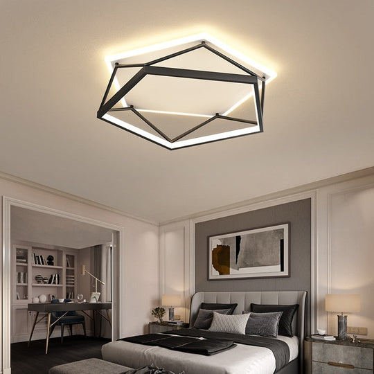 Bedroom Led Ceiling Lamp Simple Modern Master Bedroom Nordic Luxury Ins Net Red Room Creative