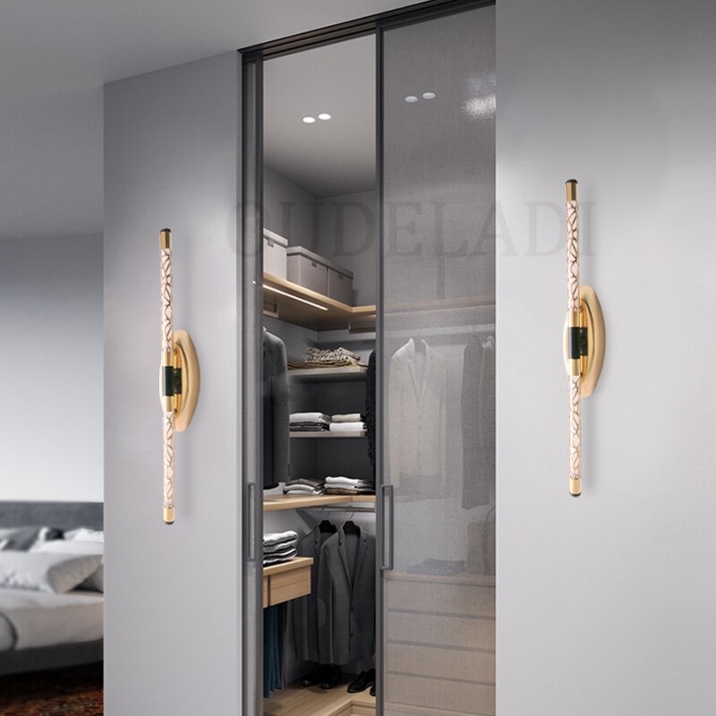 Led Wall Lamp Bedroom Bedside Modern Minimalist Nordic Living Room Background Wall Aisle Cloakroom